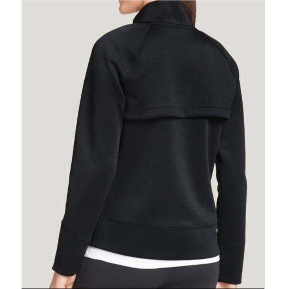 Jockey Women's Full Zip Convertible Jacket Vest Black Size L Athleisure Workout - Picture 6 of 13